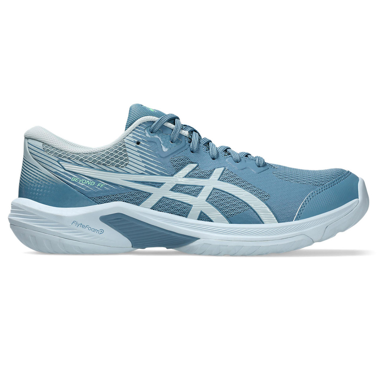 Asics Gel Beyond FF Mens Court Shoes (Saba Blue/Cool Grey)