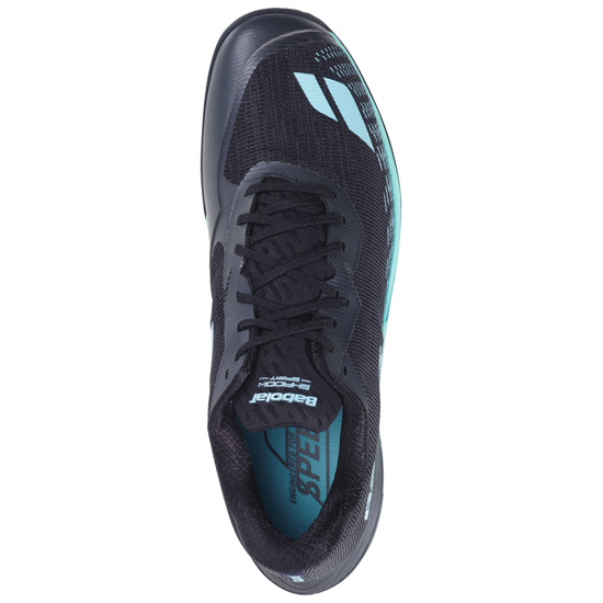 Babolat Shadow Spirit 2 Mens Court Shoes (Black/Cyan)