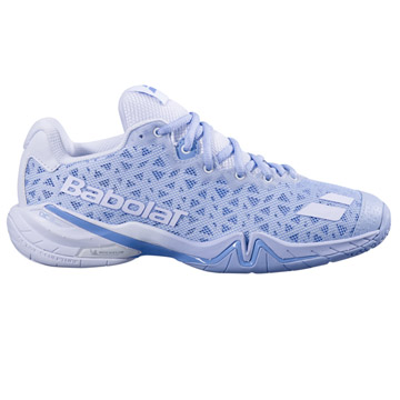 Babolat Shadow 4 Womens Court Shoes (Snow/Blue)