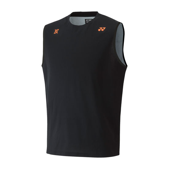 Yonex 16823EX VA Viktor Axelsen Limited Edition Mens Sleeveless Top (Black)