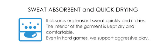 Sweat Absorbent & Quick Drying